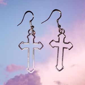 Cross earrings
